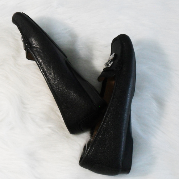 Michael Michael Kors Black Leather Flats - Picture 7 of 9